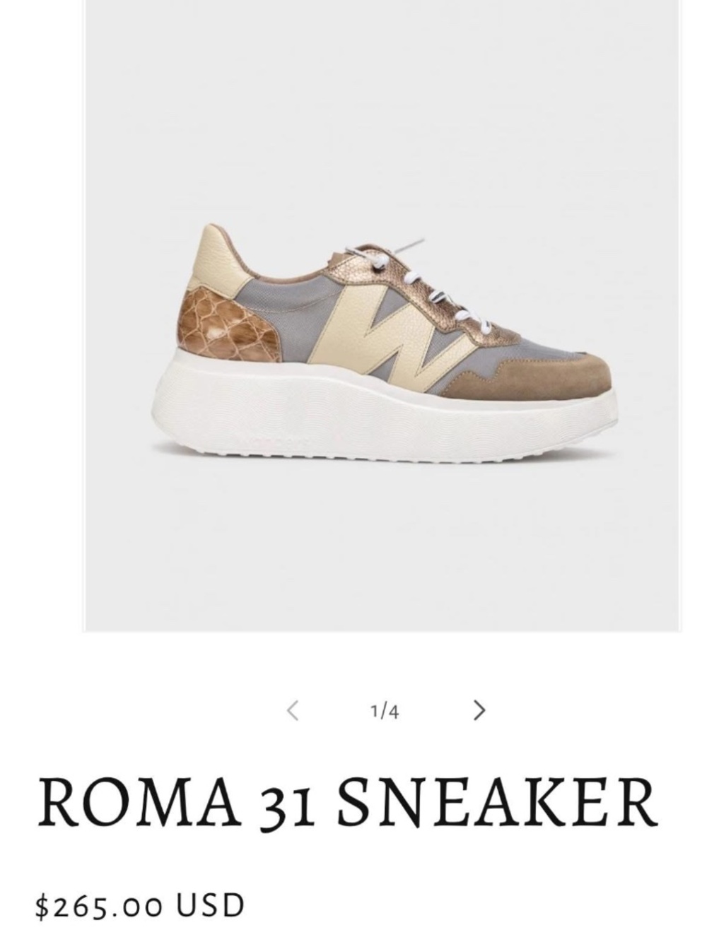 Wonders Roma sneakers size 37